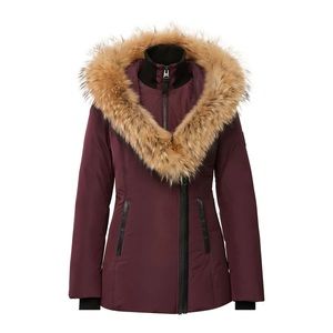 Adali Mackage Burgundy Coat Womens.